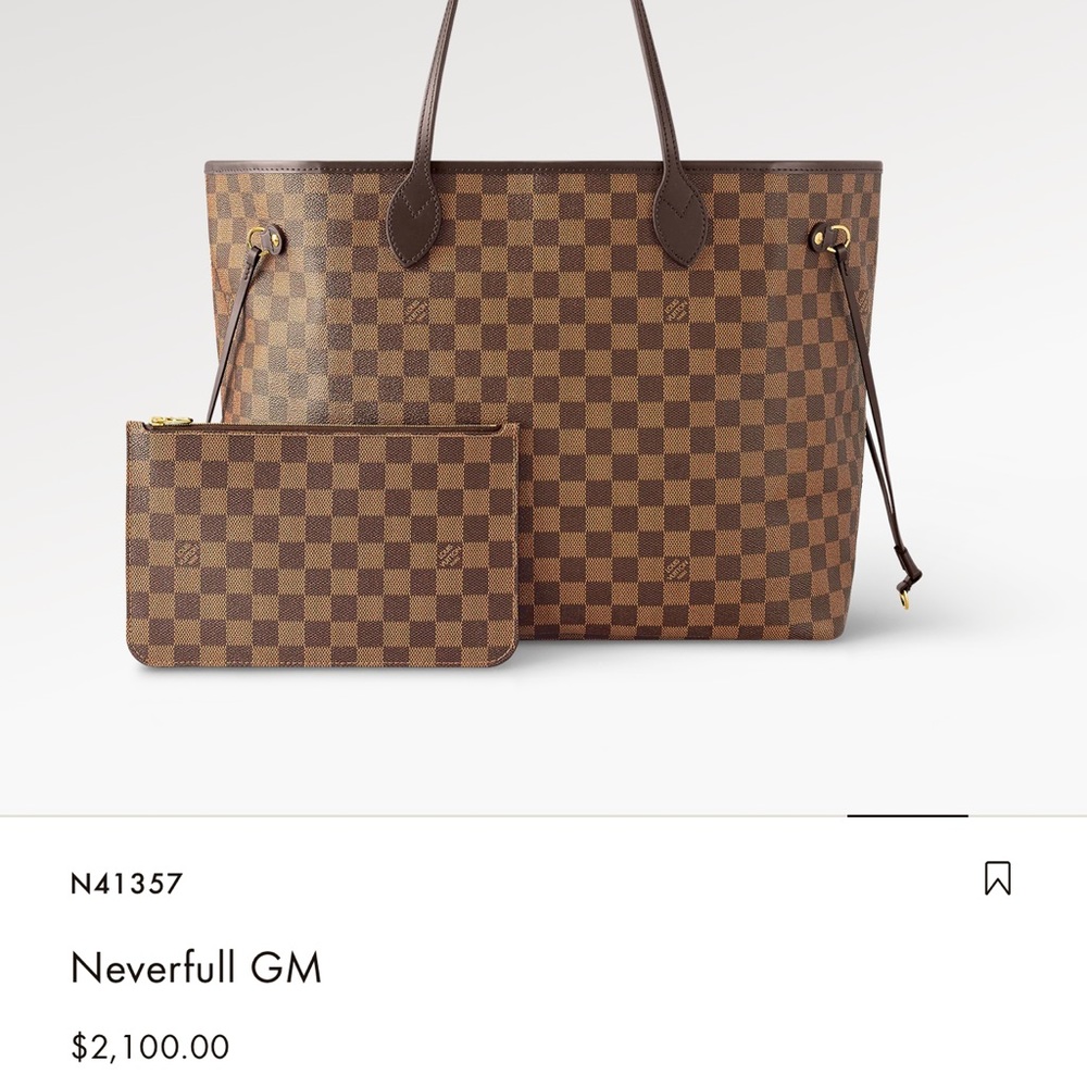 Louis Vuitton Never-full GM